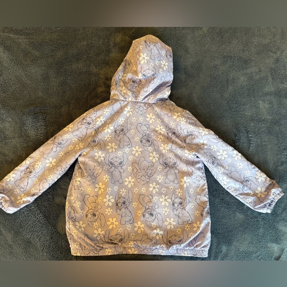 Stitch rain jacket by Disney blueish purple size 6T - Picture 4 of 4